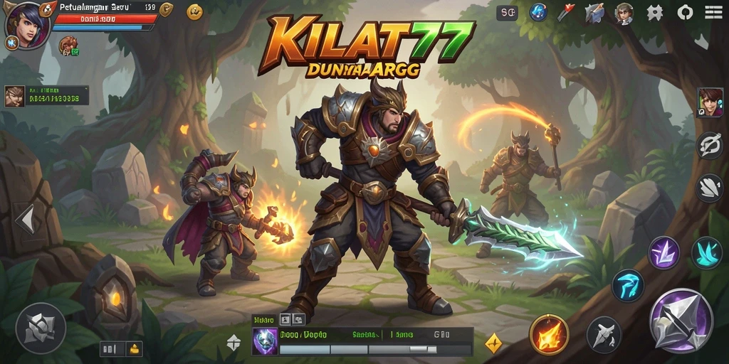 Tampilan menarik dari gameplay KILAT77 yang menampilkan aksi pertempuran.
