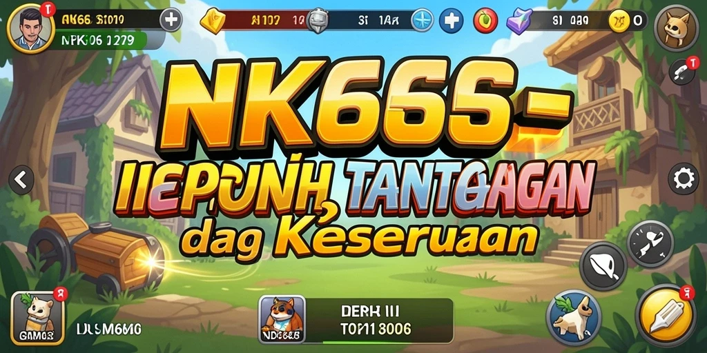 Tampilan gameplay NK666 yang menarik dan penuh warna.