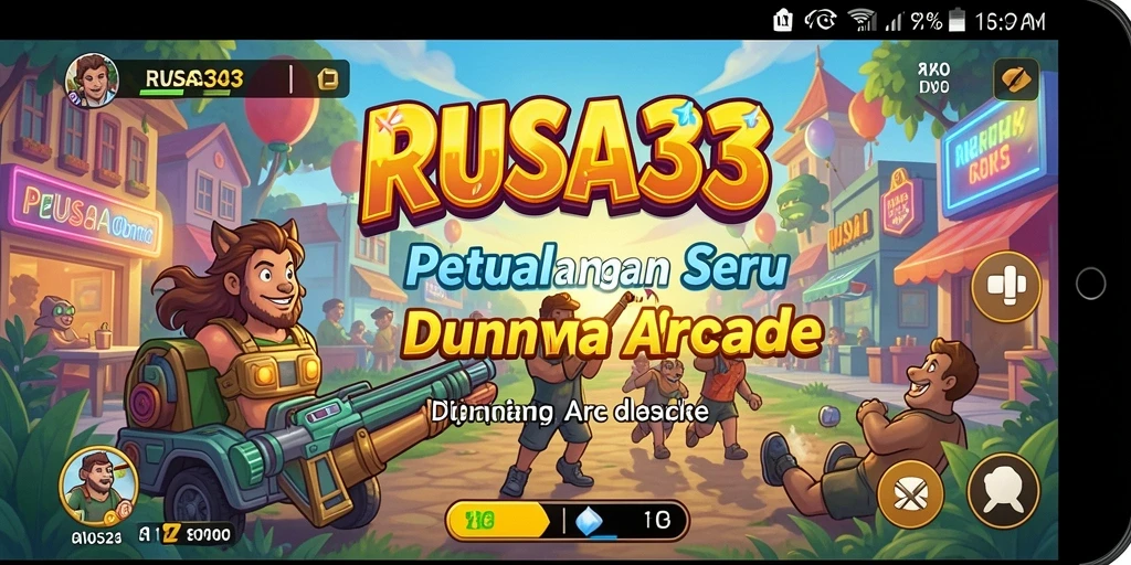 Tampilan gameplay seru di RUSA33 dengan berbagai tantangan arcade.